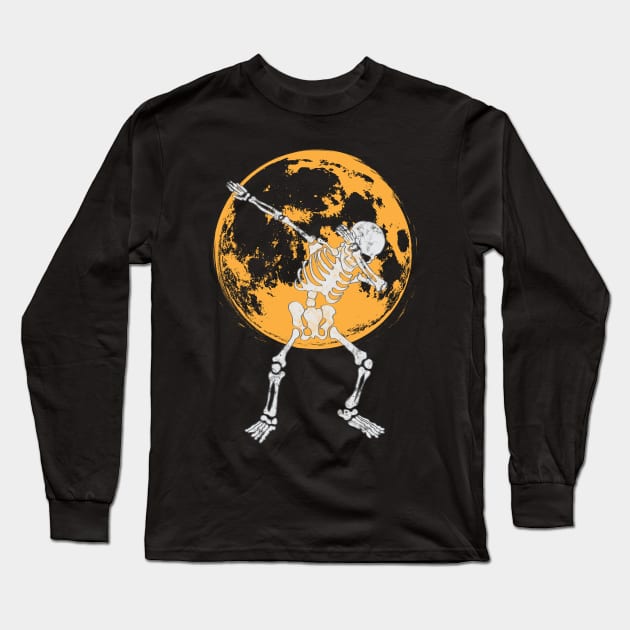 The Dancing Skeleton Long Sleeve T-Shirt by maxdax